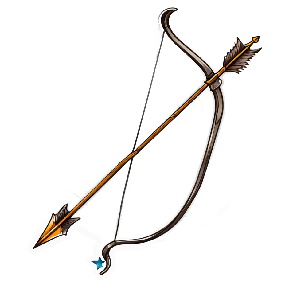 Sagittarius (watercolor) — zodiac stickers