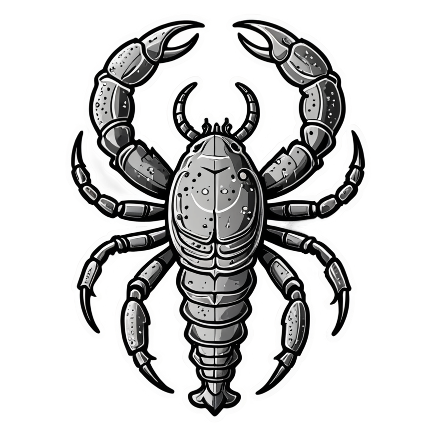 Scorpio (tattoo) — zodiac stickers