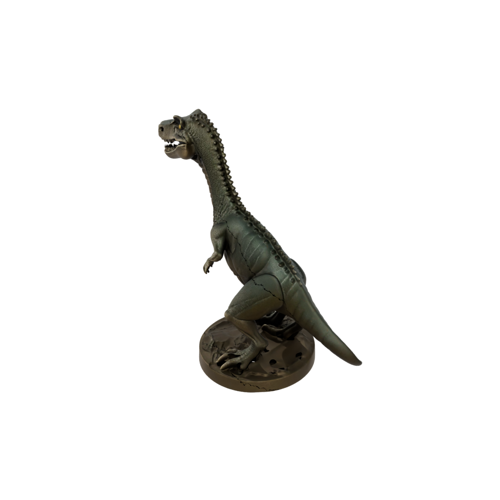 Bronze Chibi Baryonyx — dinosaurs 3D print model, STL