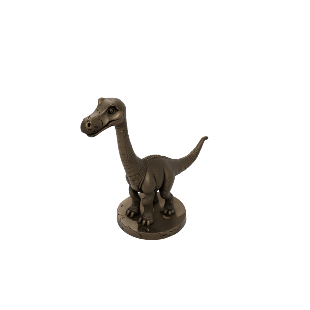 Bronze Chibi Diplodocus