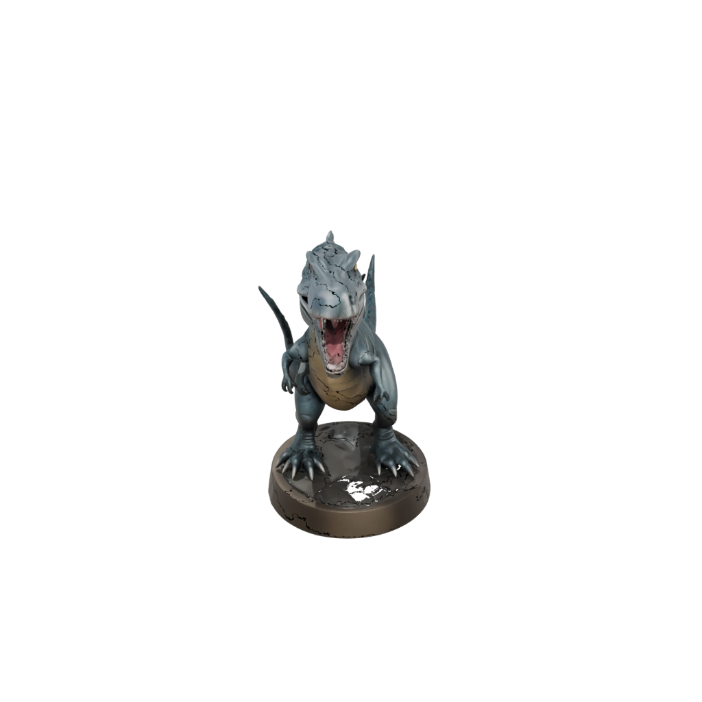 Bronze Chibi Mosasaurus — dinosaurs 3D print model, STL