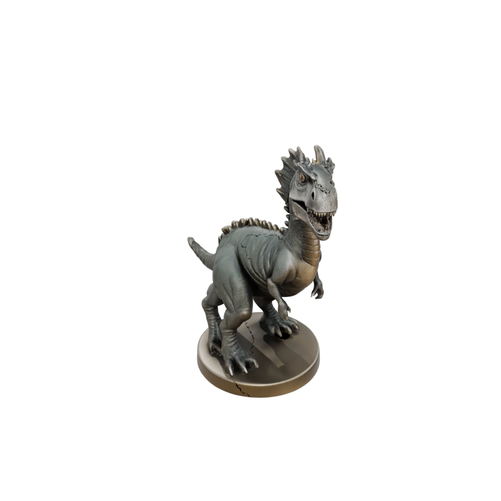 Bronze Chibi Pachycephalosaurus — dinosaurs 3D print model, STL