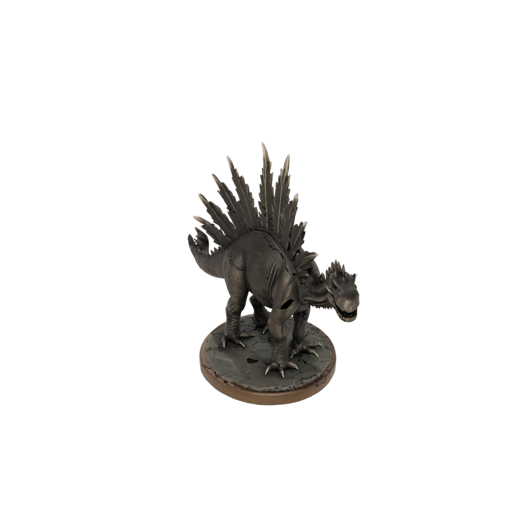 Bronze Feathered Stegosaurus