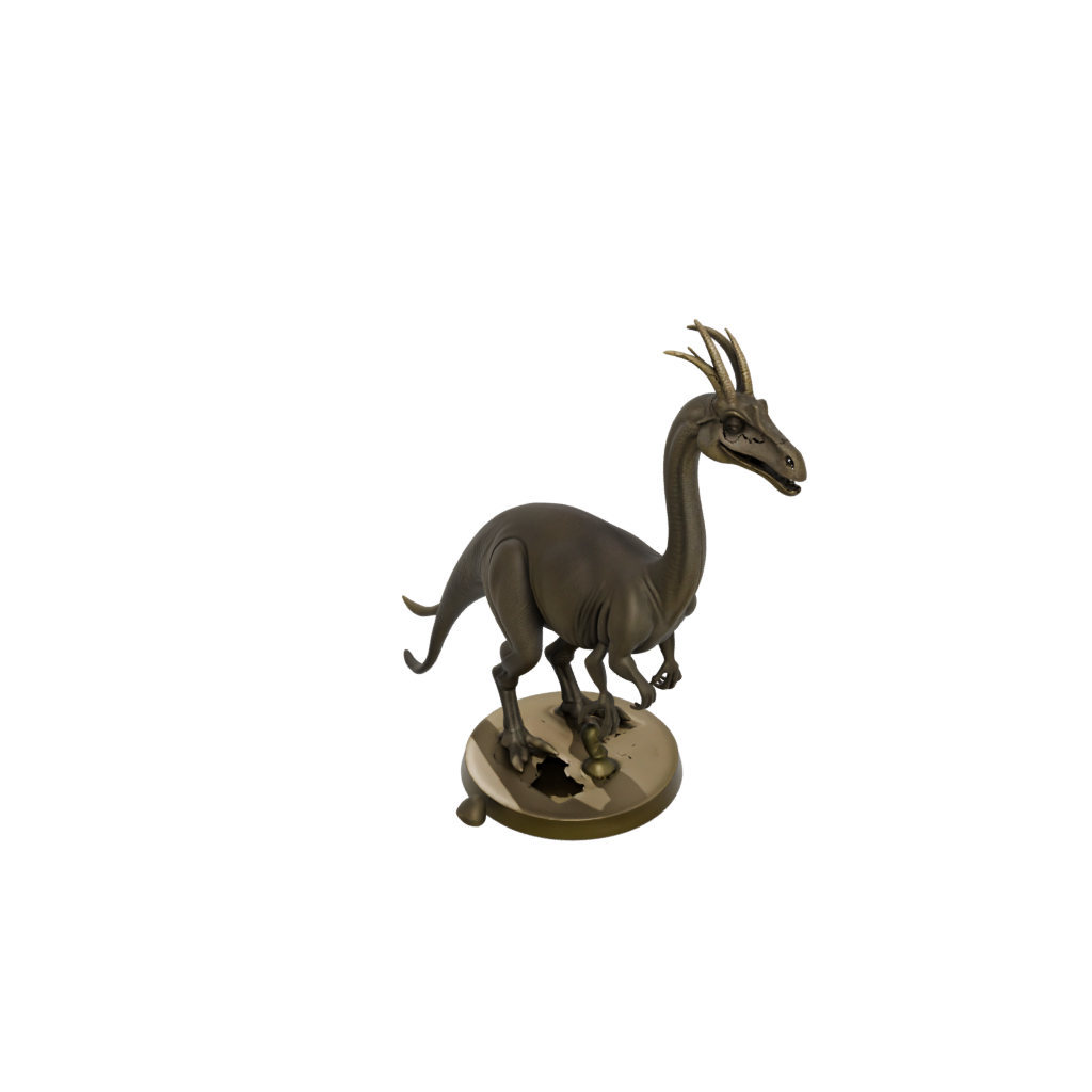 Bronze Flexi Parasaurolophus