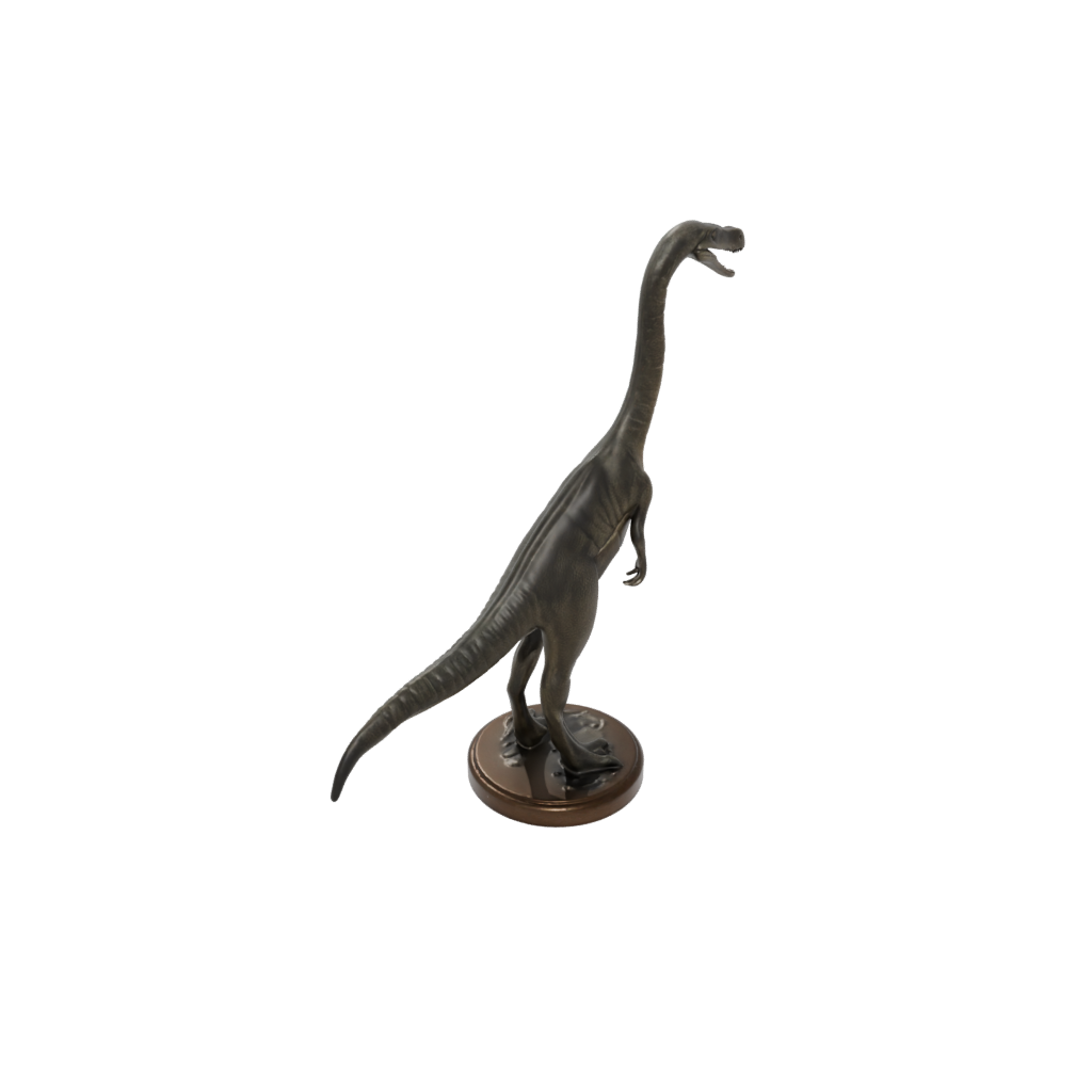 Bronze Flexi Plesiosaur — dinosaurs 3D print model, STL