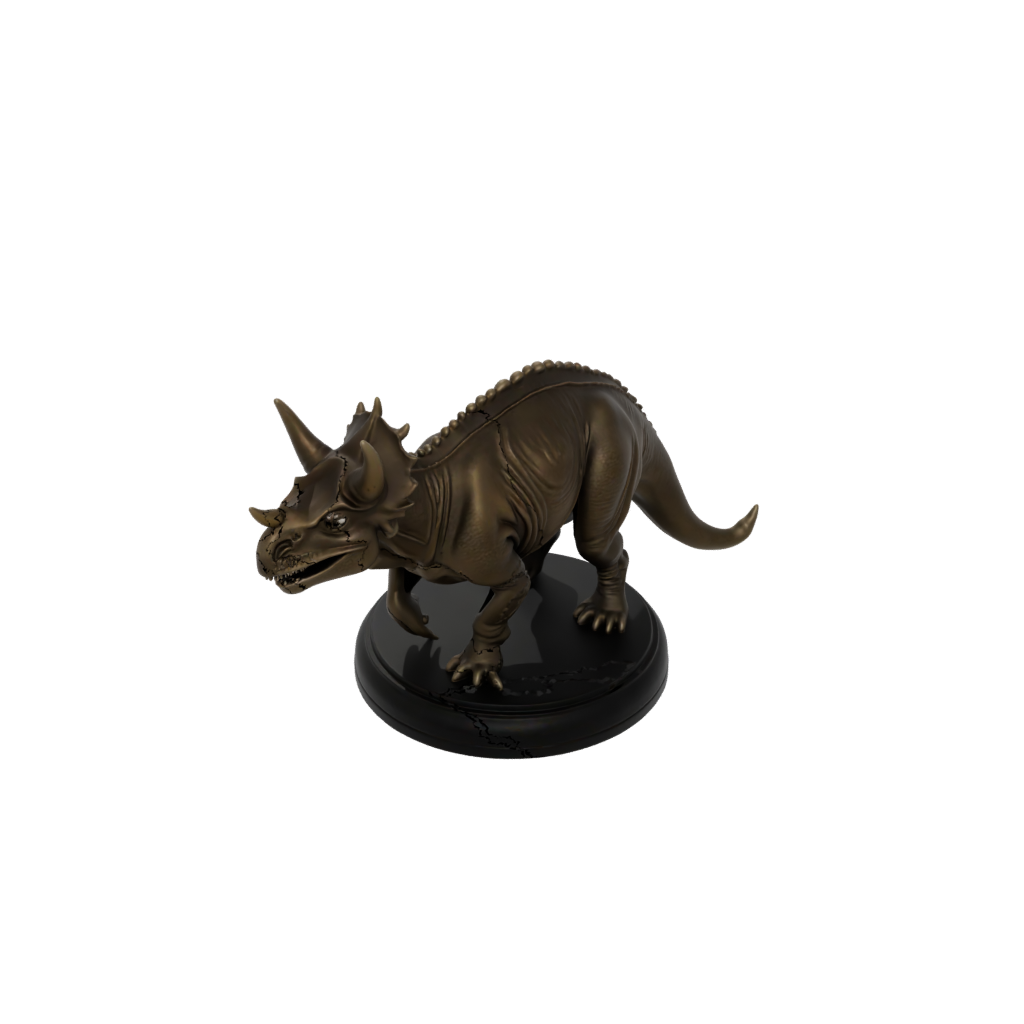 Bronze Flexi Triceratops