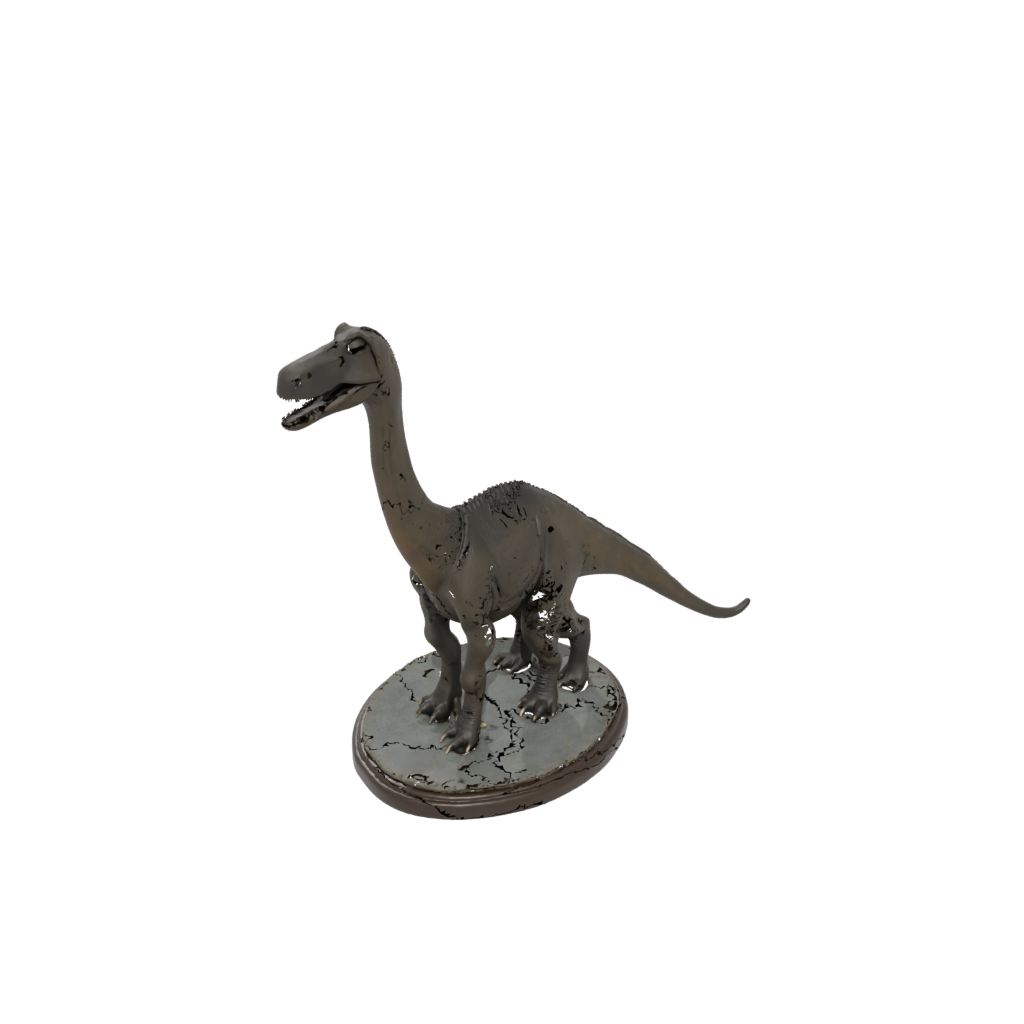 Bronze Diplodocus — dinosaurs 3D print model, STL