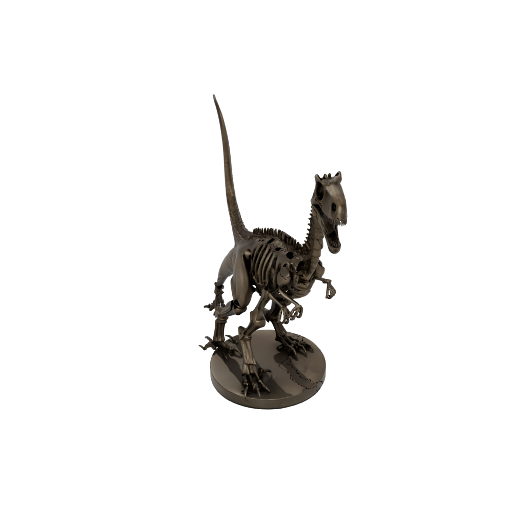 Bronze Skeleton Allosaurus