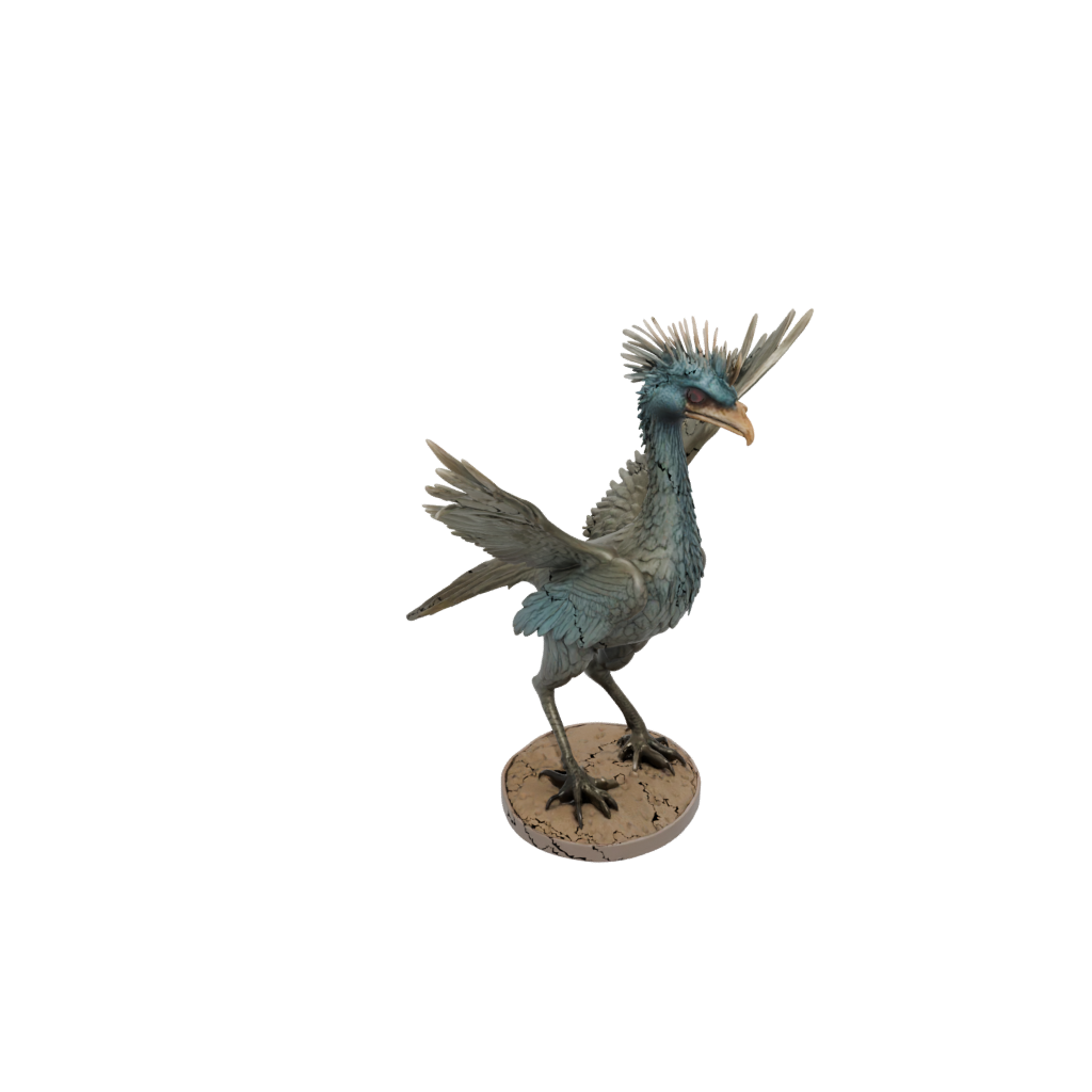 Camo Feathered Archaeopteryx — dinosaurs 3D print model, STL