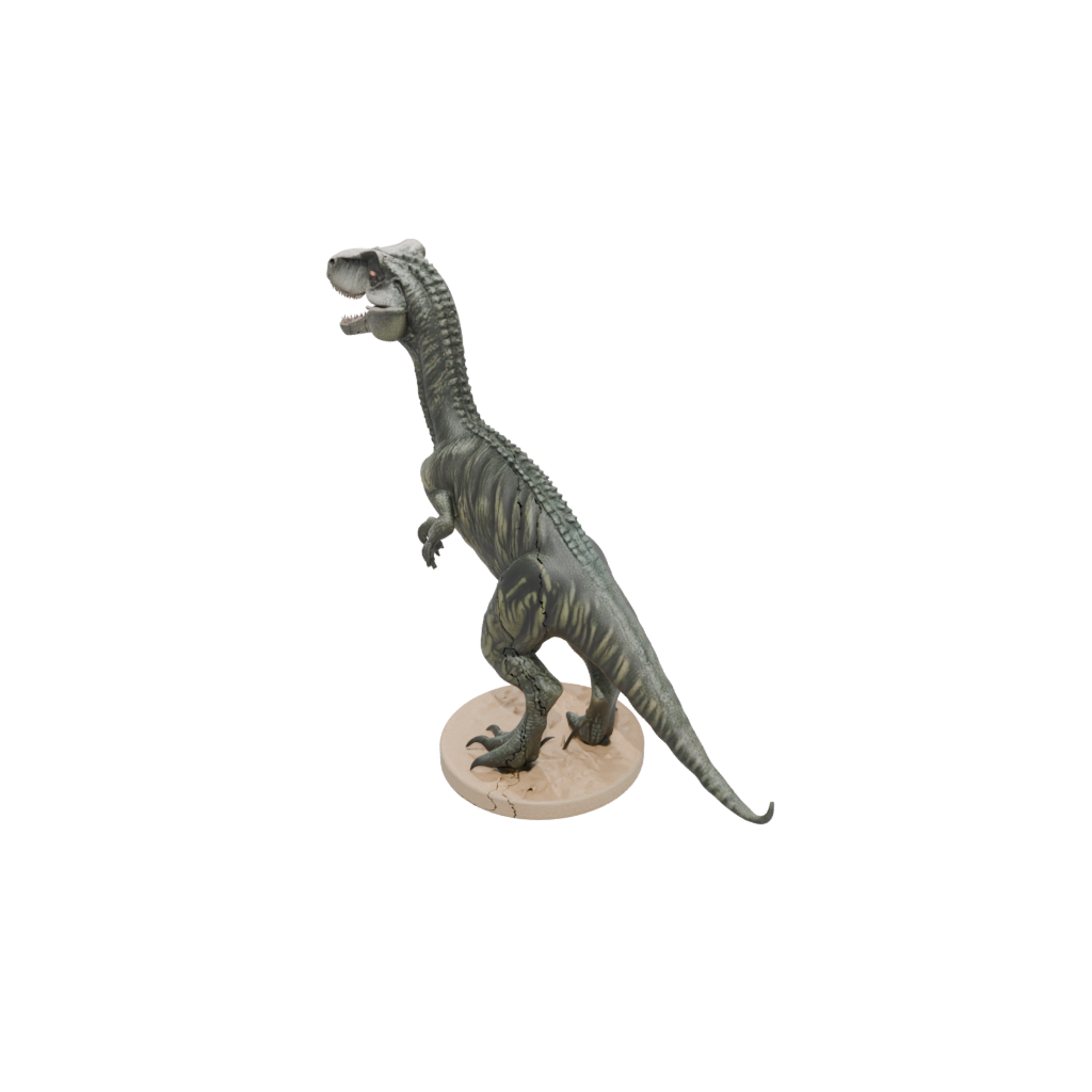 Camo Feathered Megalosaurus — dinosaurs 3D print model, STL