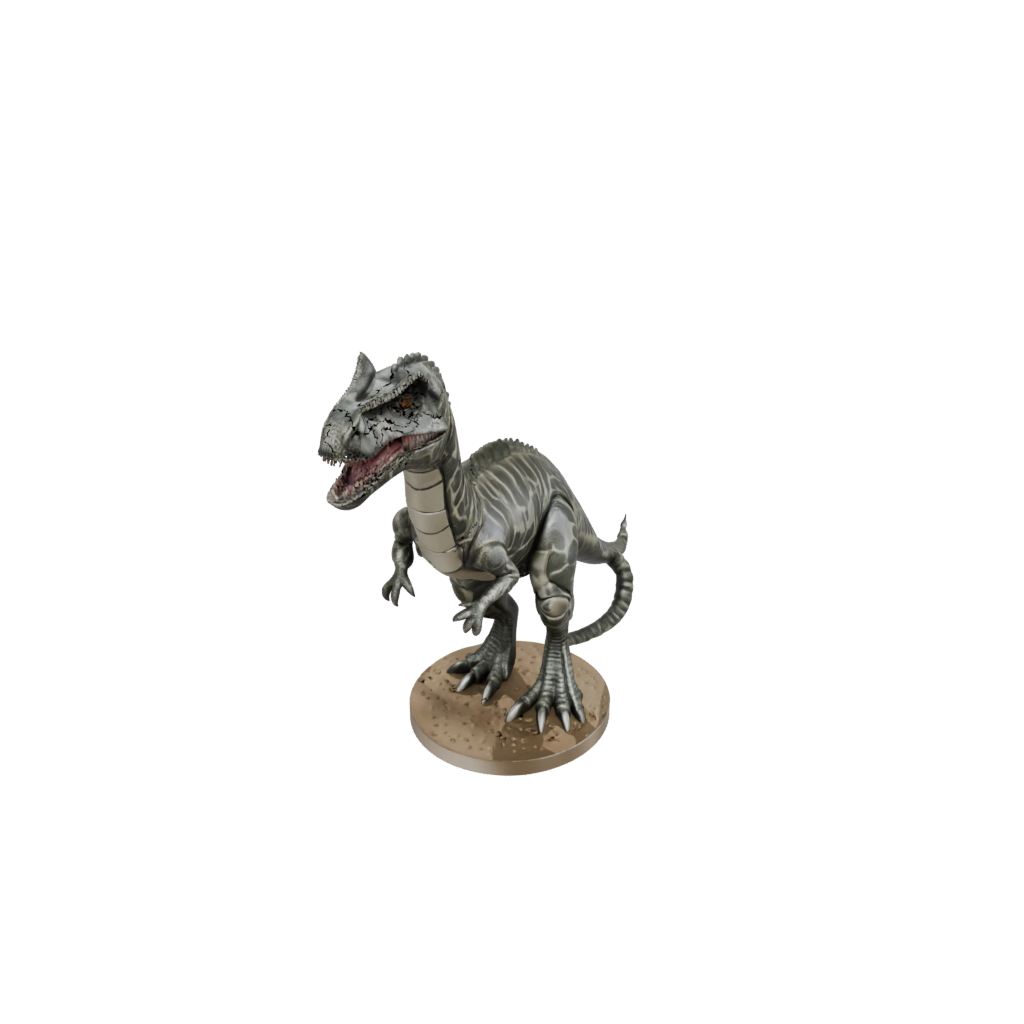 Camo Flexi Iguanodon — dinosaurs 3D print model, STL
