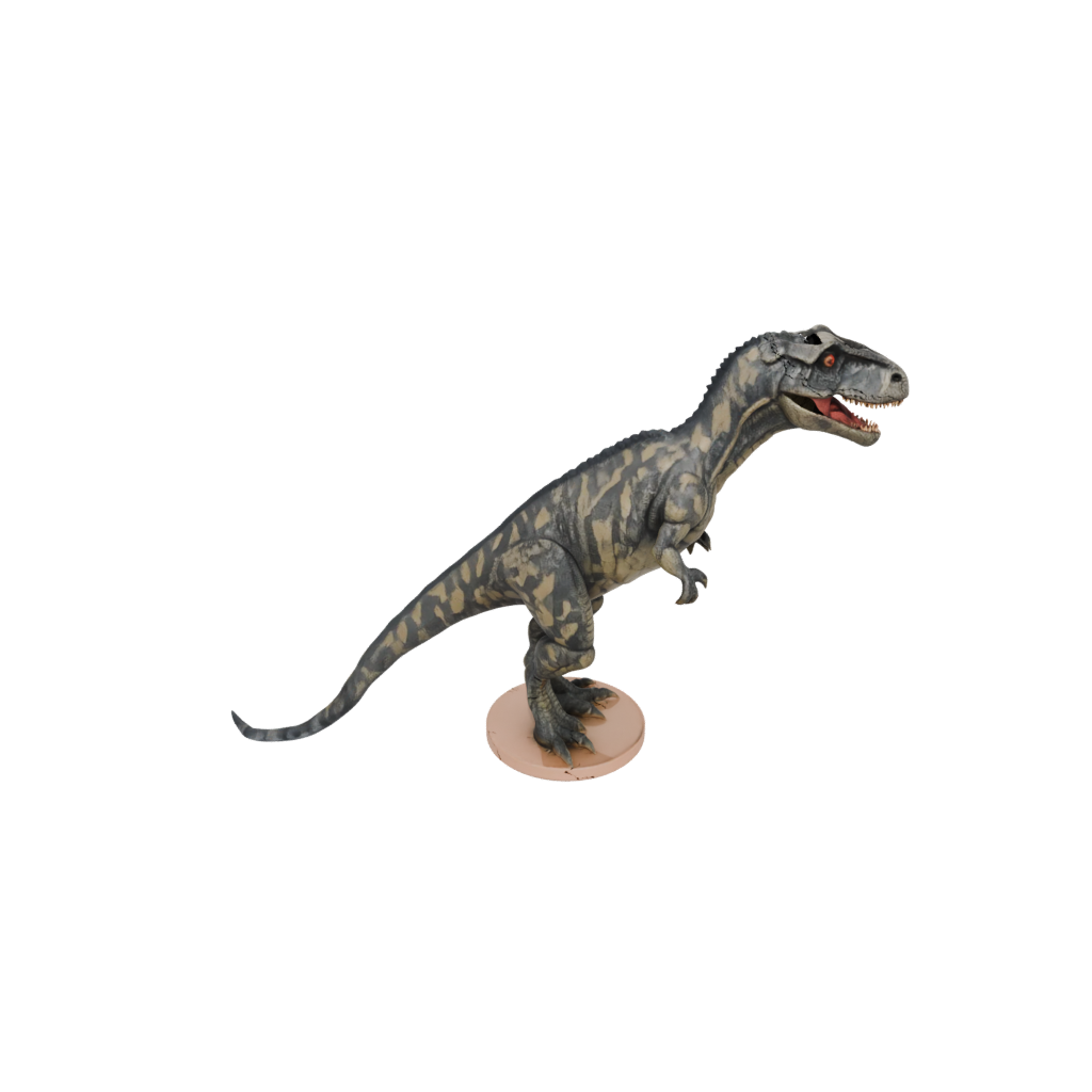 Camo Flexi Megalosaurus — dinosaurs 3D print model, STL