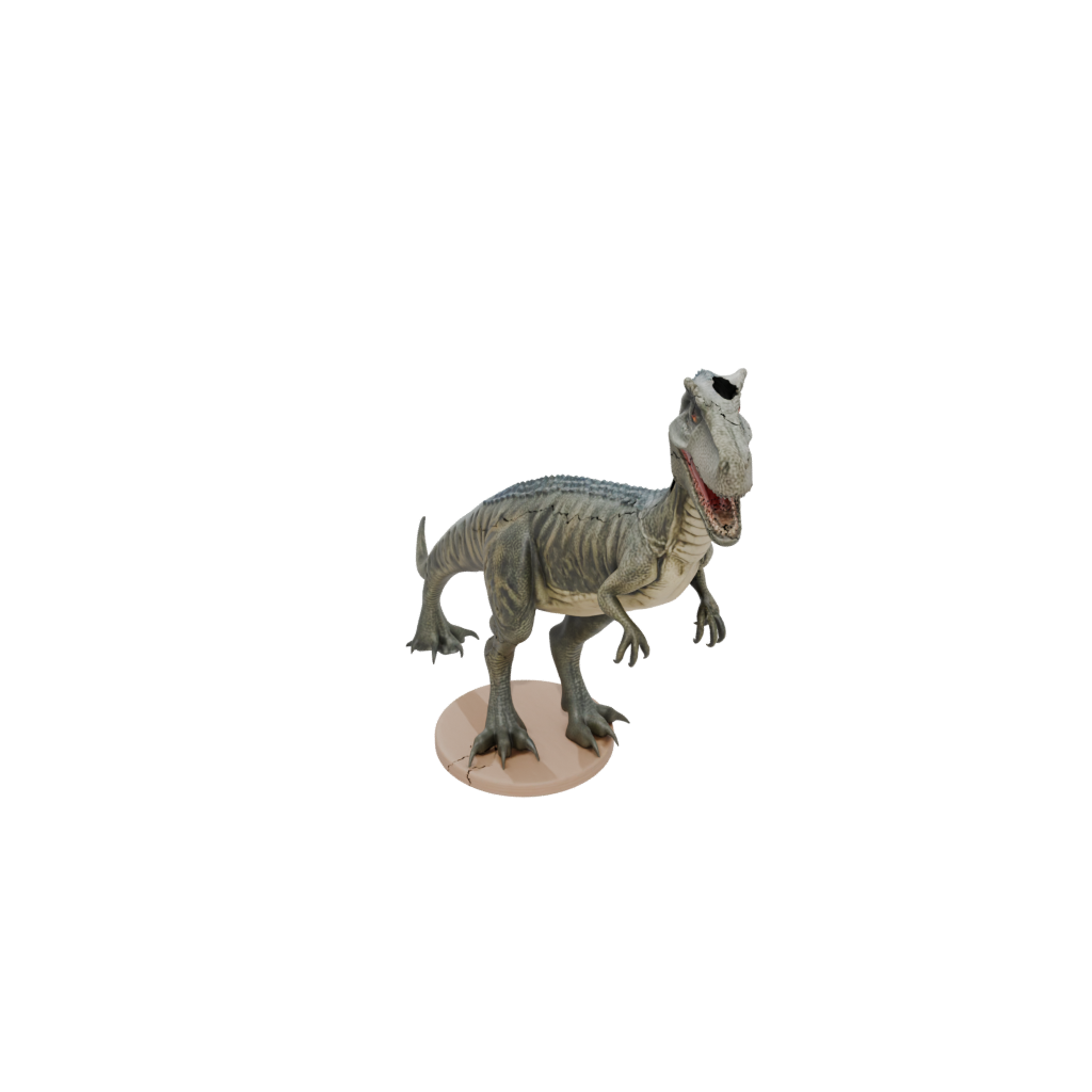 Camo Baryonyx — dinosaurs 3D print model, STL