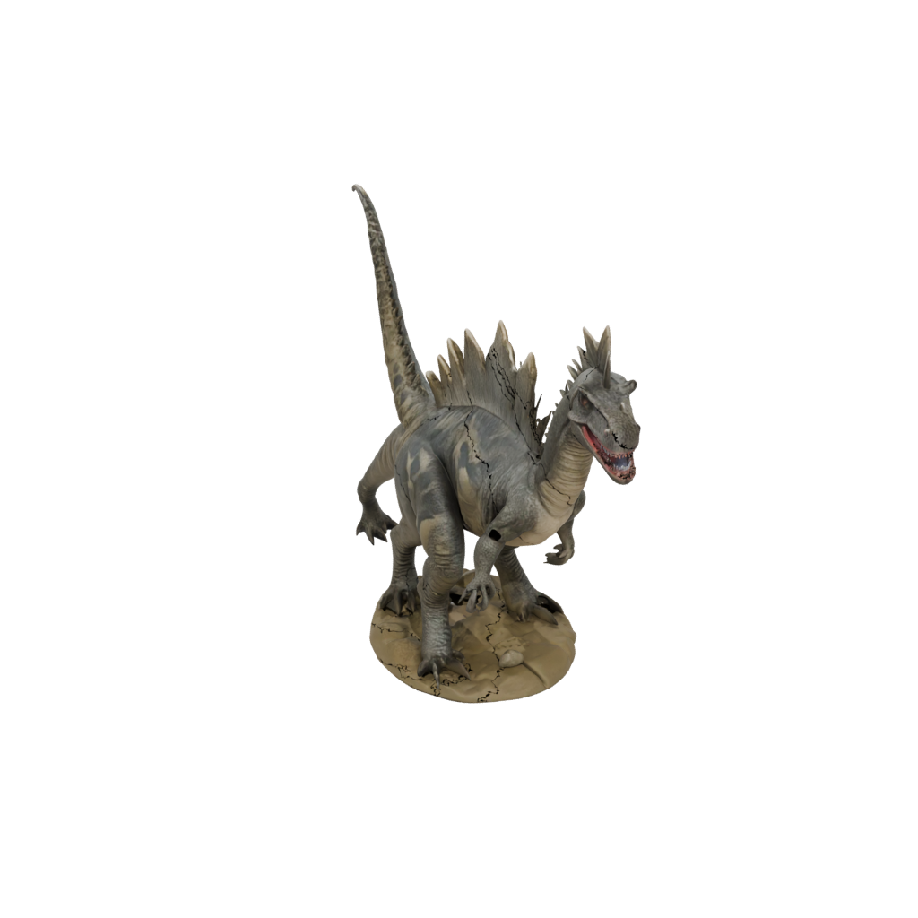 Camo Kentrosaurus — dinosaurs 3D print model, STL