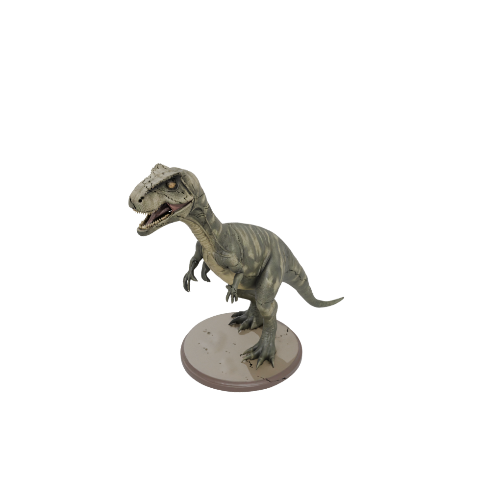 Camo Megalosaurus — dinosaurs 3D print model, STL