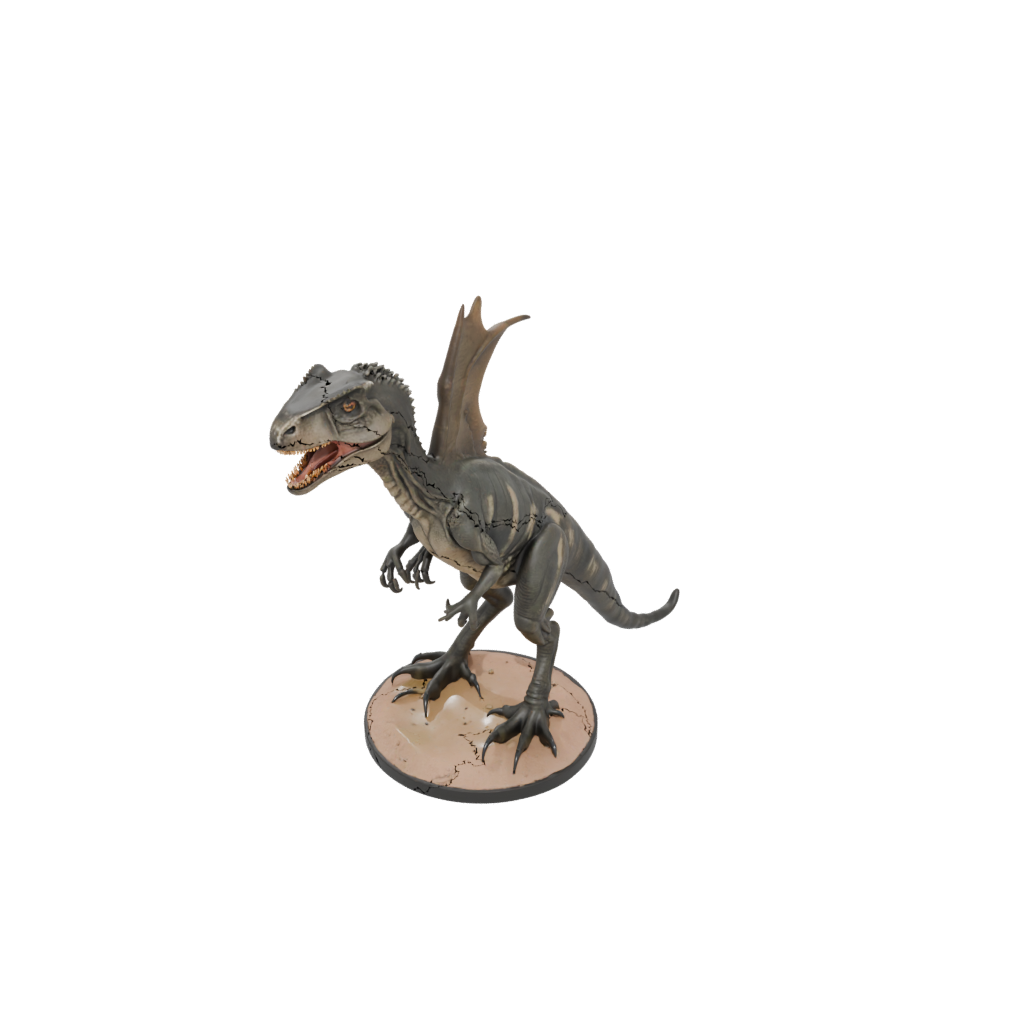 Camo Utahraptor — dinosaurs 3D print model, STL