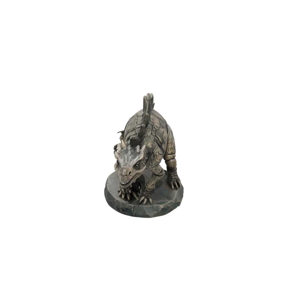 Camo Skeleton Ankylosaurus — dinosaurs 3D print model, STL