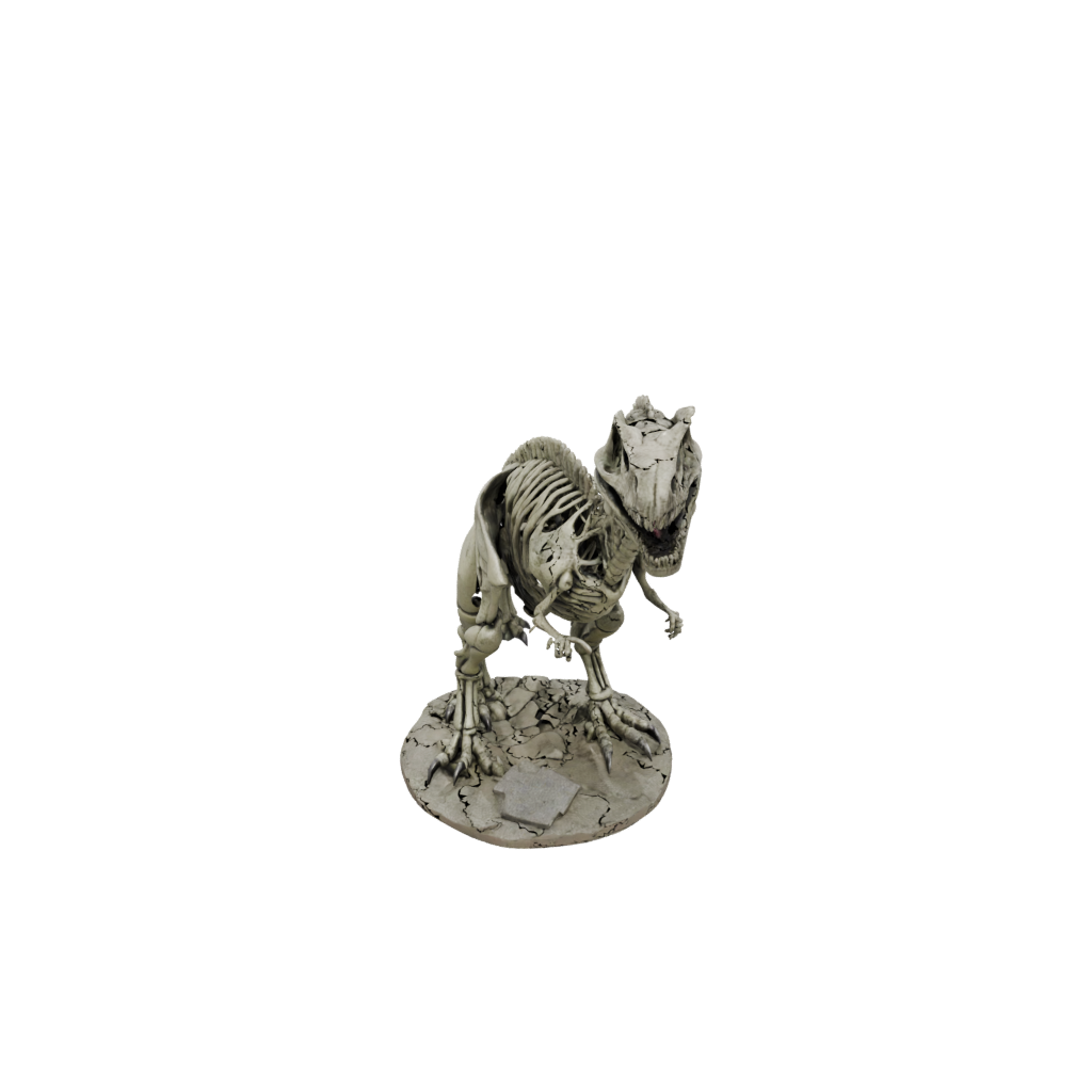 Camo Skeleton Giganotosaurus — dinosaurs 3D print model, STL