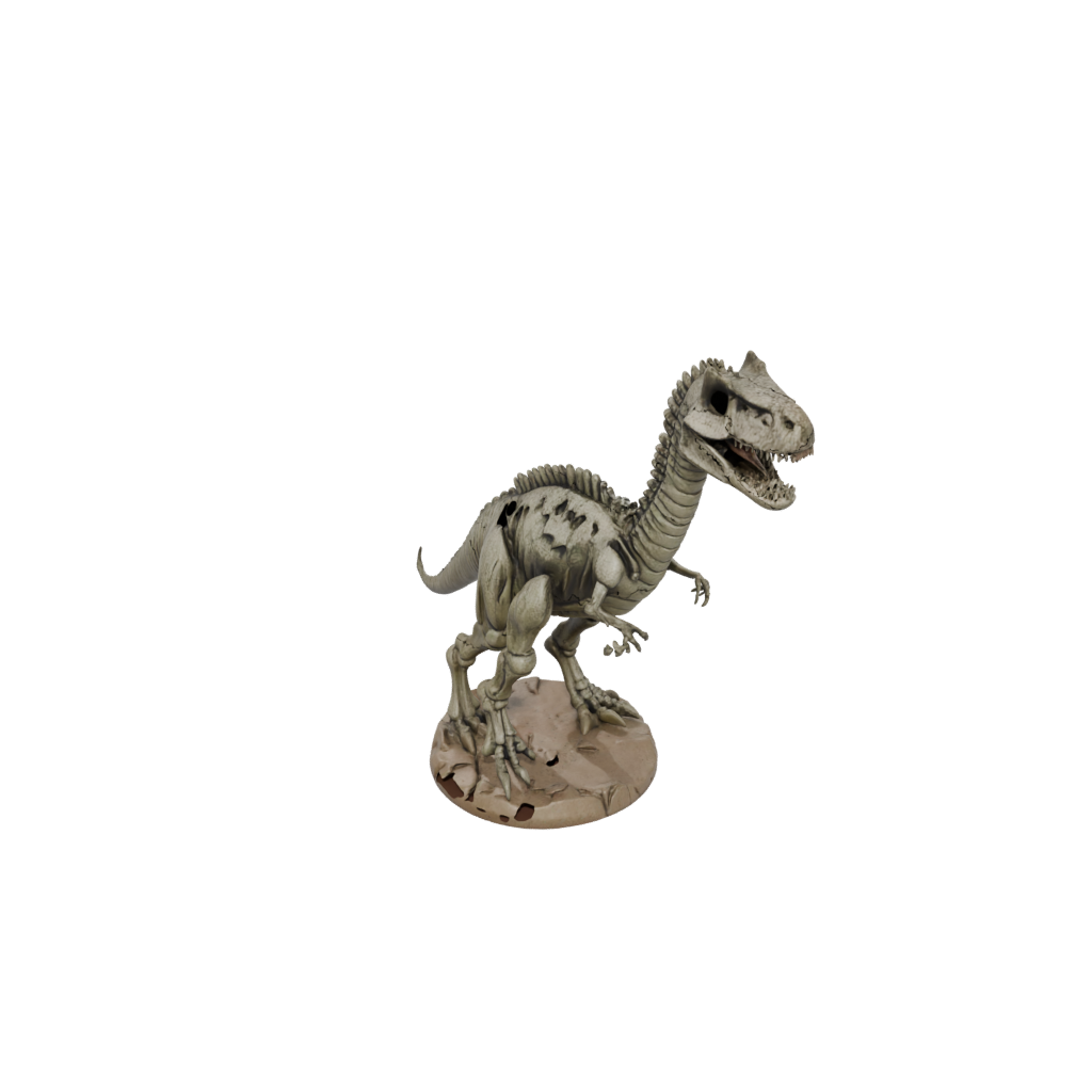 Camo Skeleton Spinosaurus — dinosaurs 3D print model, STL