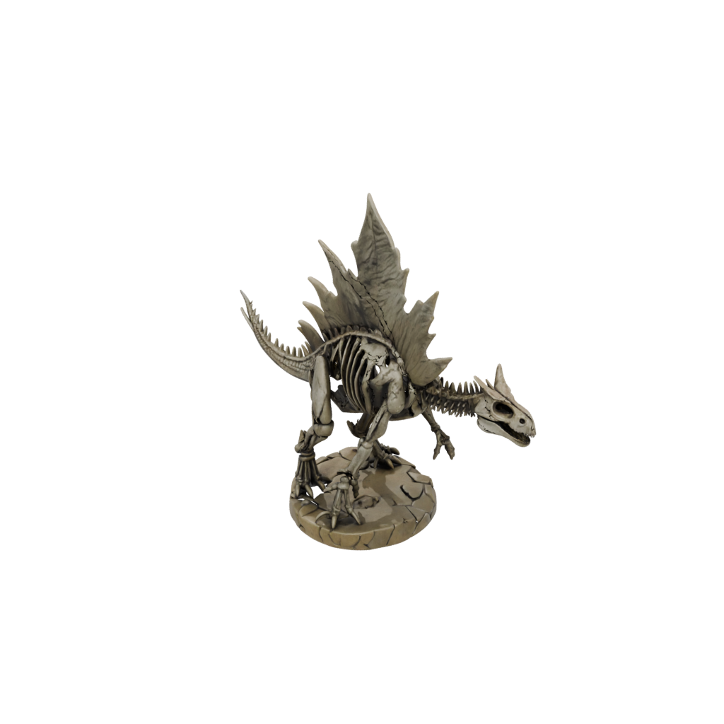 Camo Skeleton Stegosaurus — dinosaurs 3D print model, STL