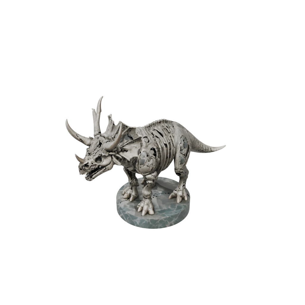 Camo Skeleton Triceratops