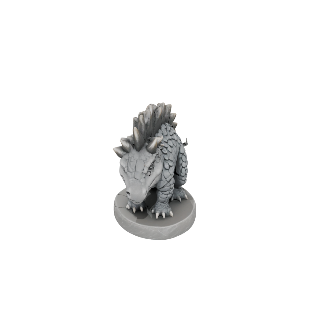 Chibi Ankylosaurus — dinosaurs 3D print model, STL