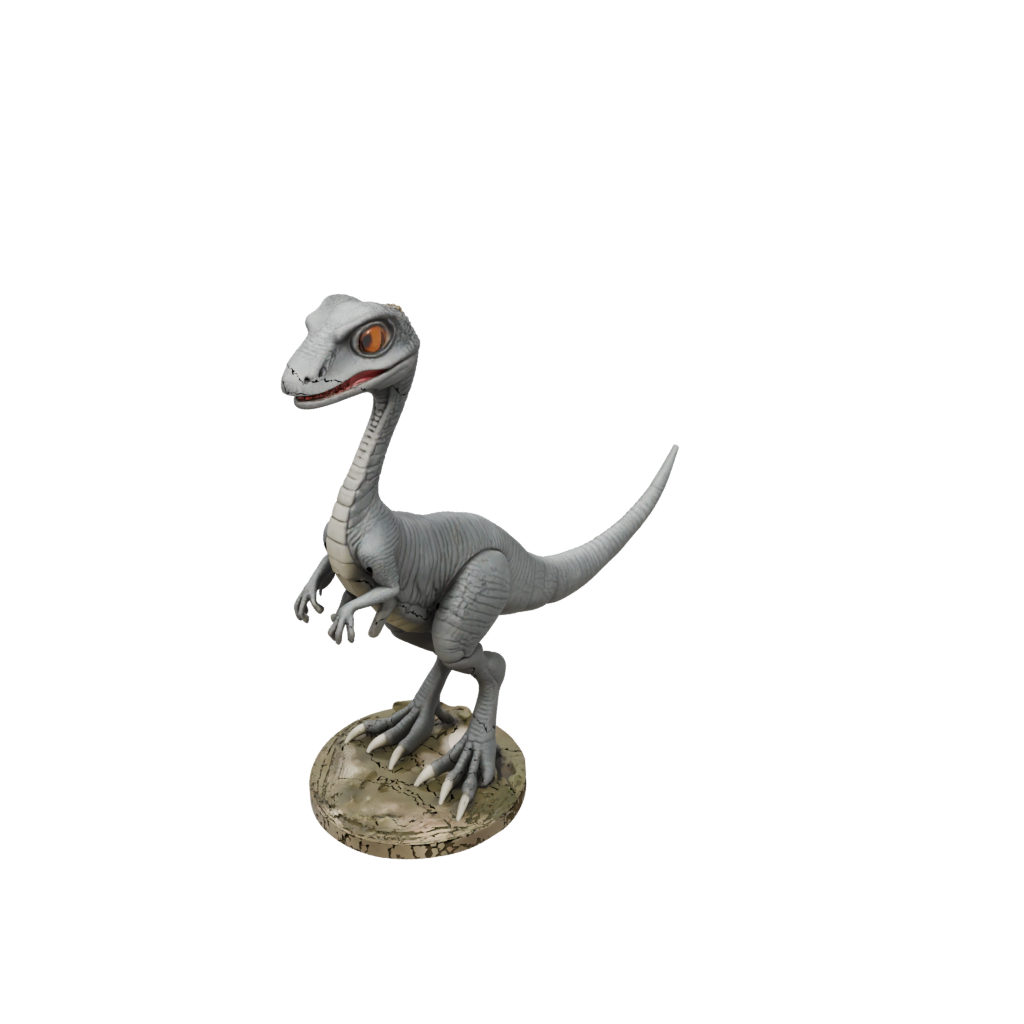 Chibi Compsognathus — dinosaurs 3D print model, STL