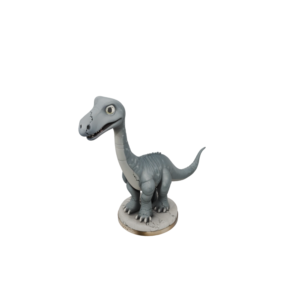 Chibi Diplodocus — dinosaurs 3D print model, STL