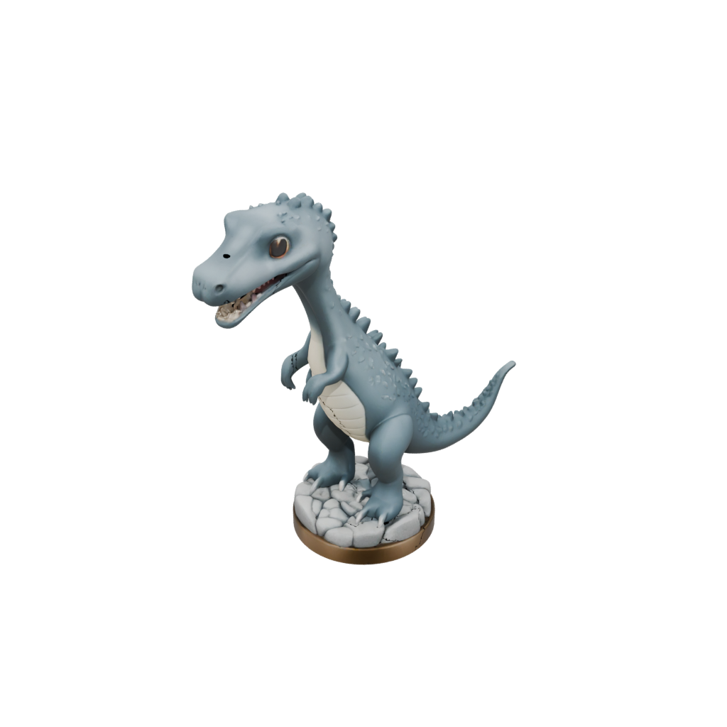 Chibi Plesiosaur — dinosaurs 3D print model, STL