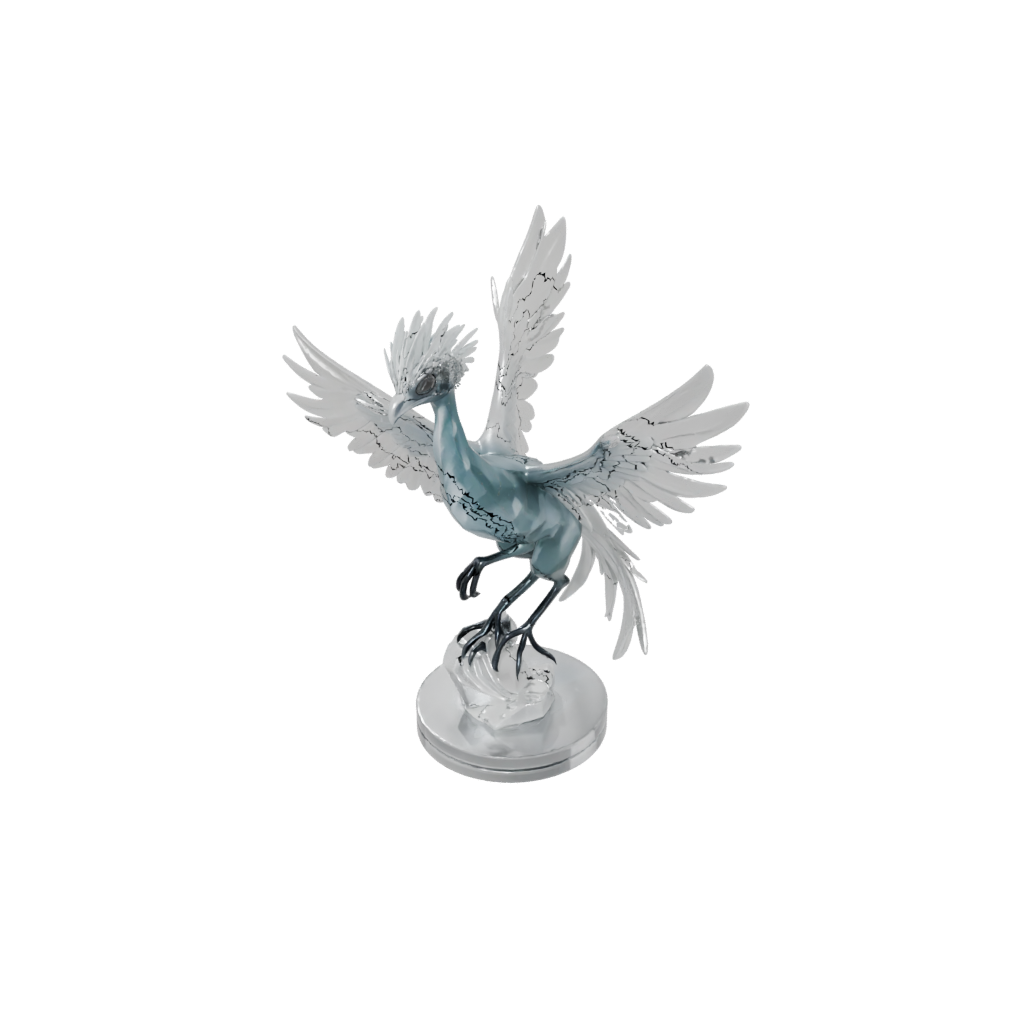 Crystal Chibi Archaeopteryx — dinosaurs 3D print model, STL
