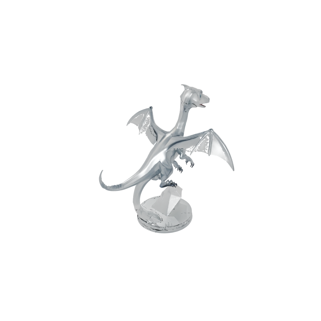 Crystal Chibi Pterodactyl — dinosaurs 3D print model, STL