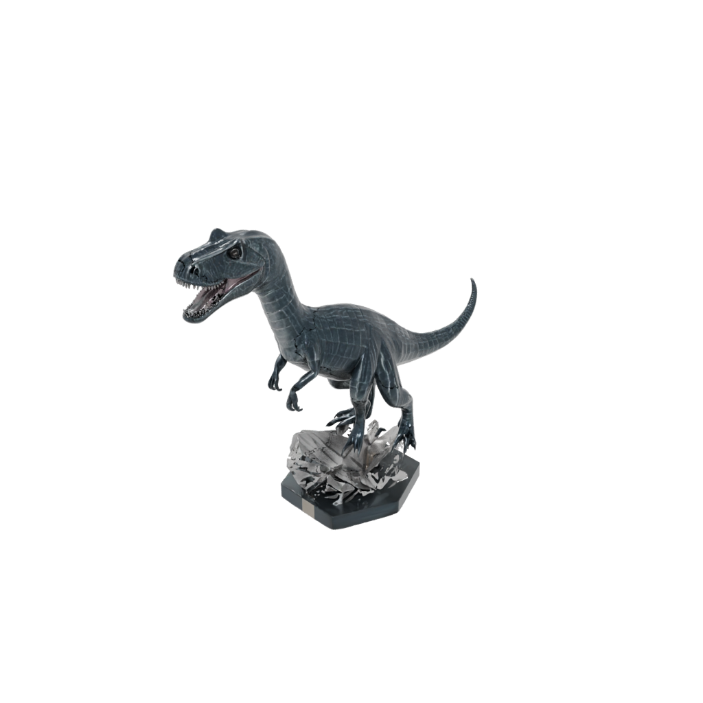 Crystal Feathered Mosasaurus — dinosaurs 3D print model, STL