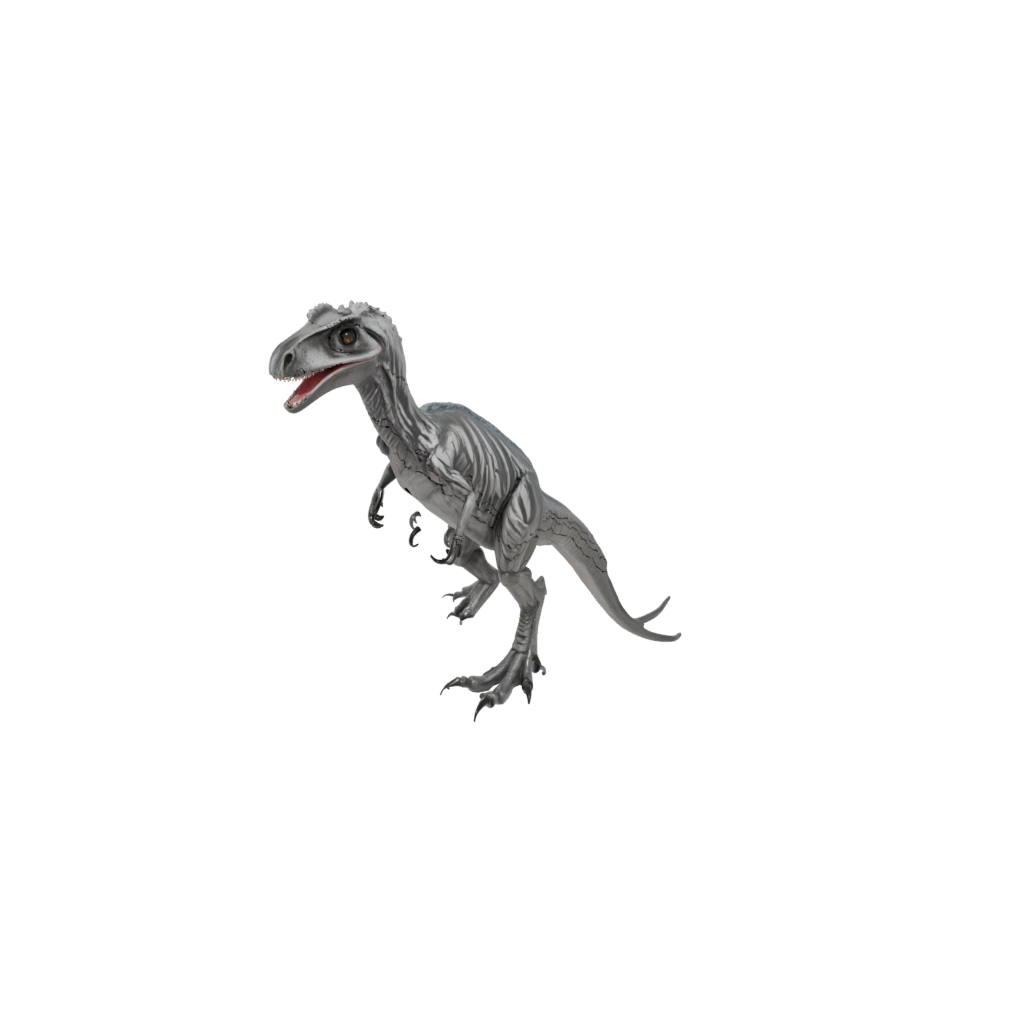 Crystal Feathered Utahraptor — dinosaurs 3D print model, STL
