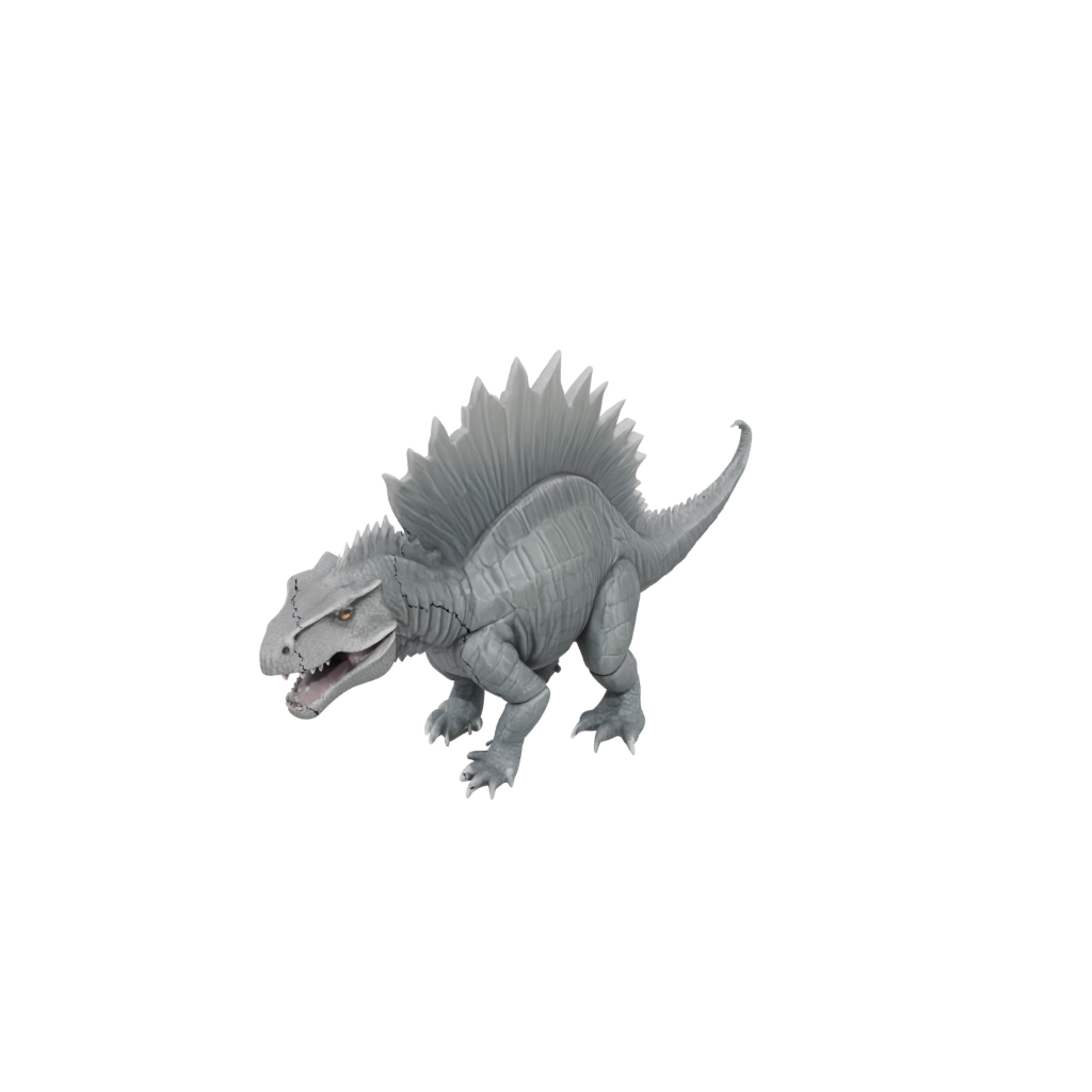 Crystal Flexi Dimetrodon — dinosaurs 3D print model, STL
