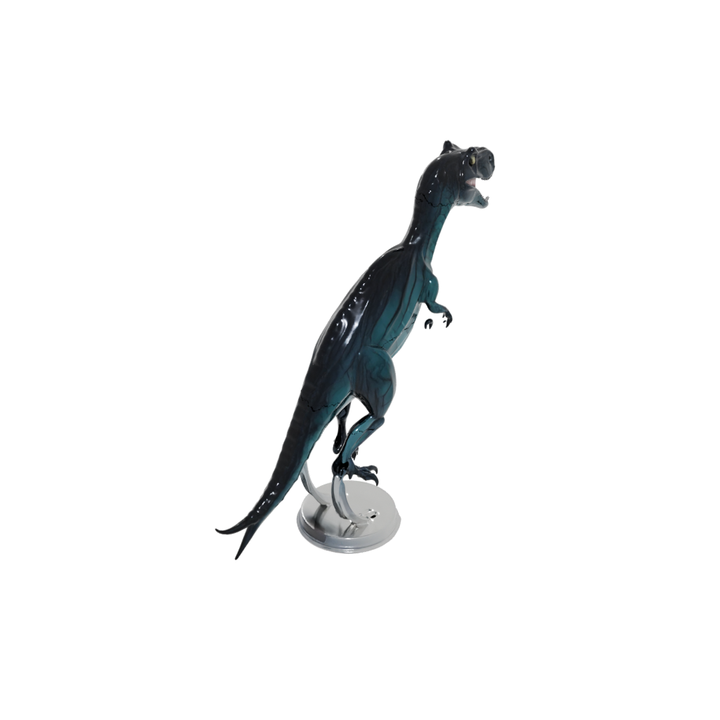 Crystal Flexi Mosasaurus — dinosaurs 3D print model, STL