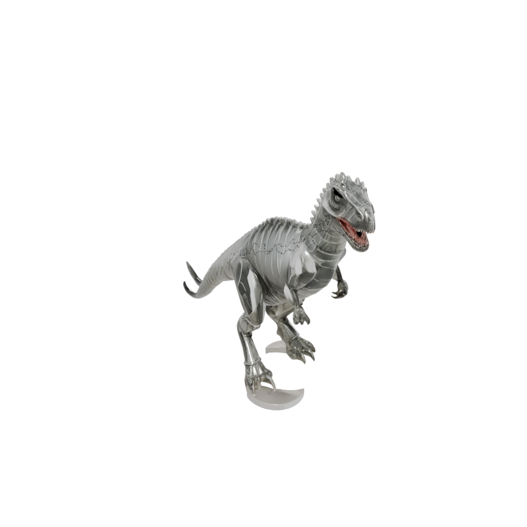 Crystal Flexi Pachycephalosaurus — dinosaurs 3D print model, STL