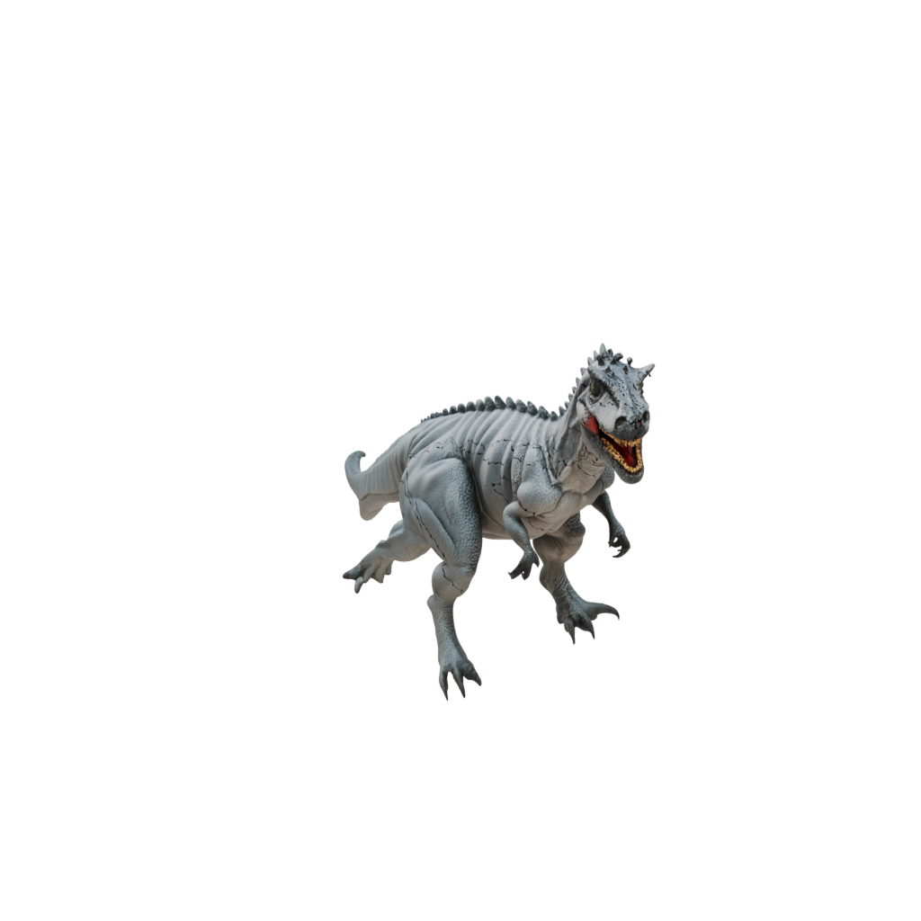 Crystal Carnotaurus — dinosaurs 3D print model, STL