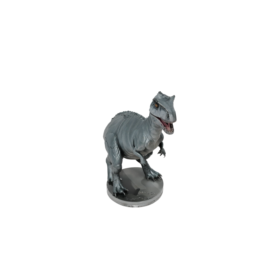 Crystal Iguanodon — dinosaurs 3D print model, STL