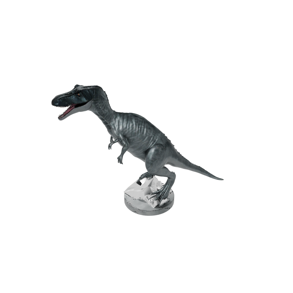 Crystal Mosasaurus — dinosaurs 3D print model, STL