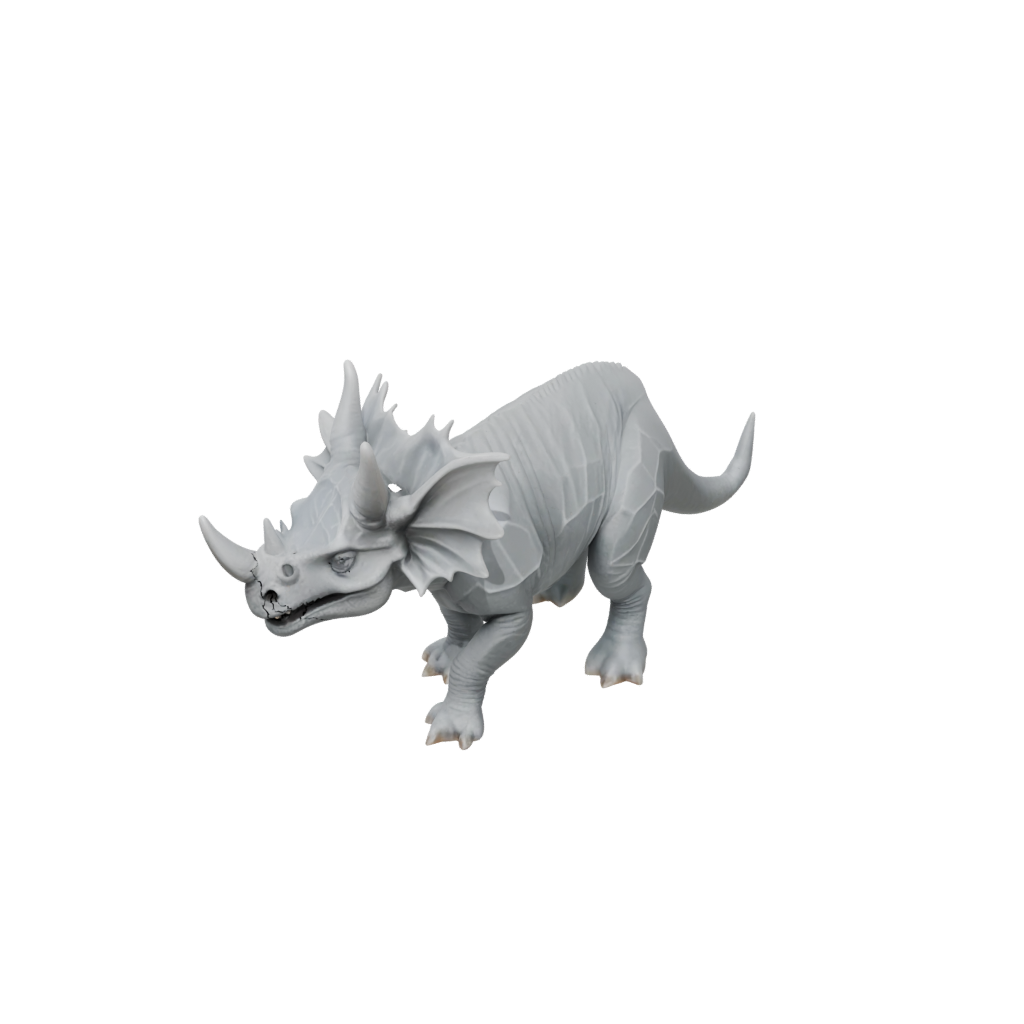 Crystal Triceratops