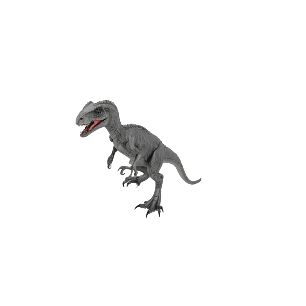 Crystal Utahraptor — dinosaurs 3D print model, STL