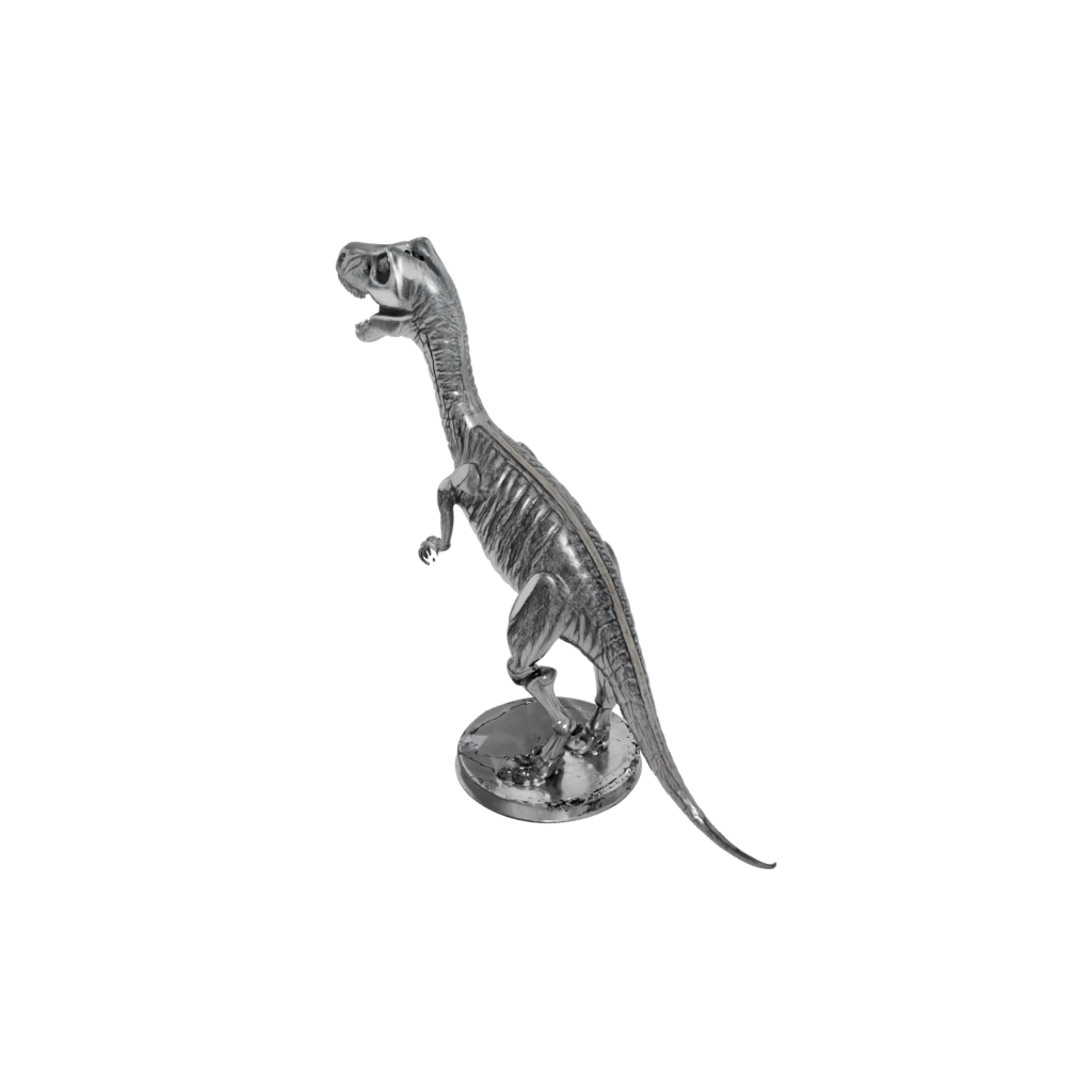Crystal Skeleton Mosasaurus — dinosaurs 3D print model, STL