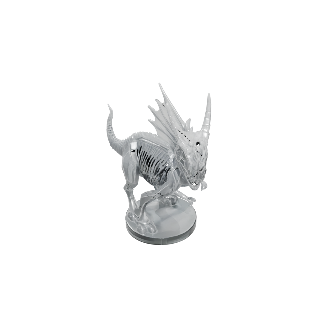 Crystal Skeleton Styracosaurus — dinosaurs 3D print model, STL