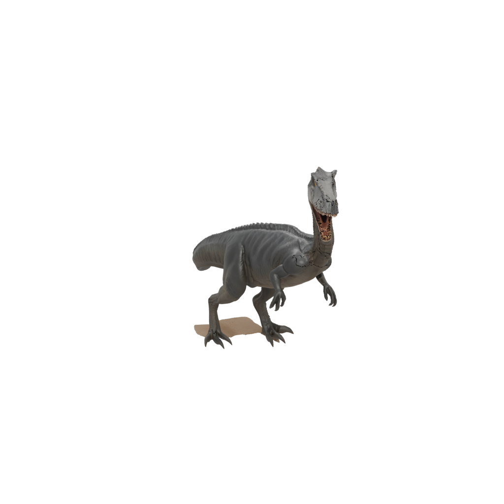 Feathered Baryonyx — dinosaurs 3D print model, STL