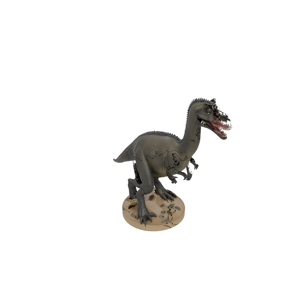 Feathered Iguanodon — dinosaurs 3D print model, STL
