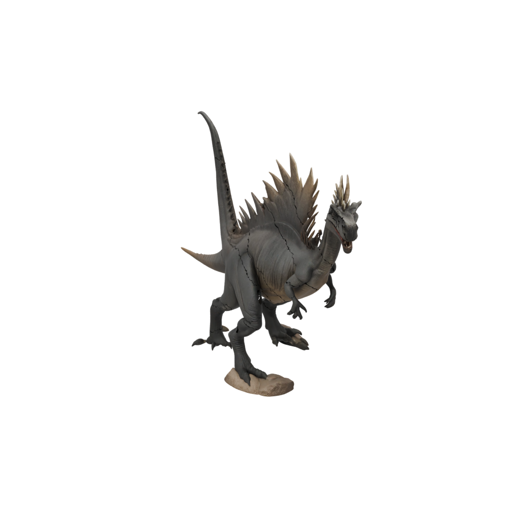 Feathered Kentrosaurus — dinosaurs 3D print model, STL