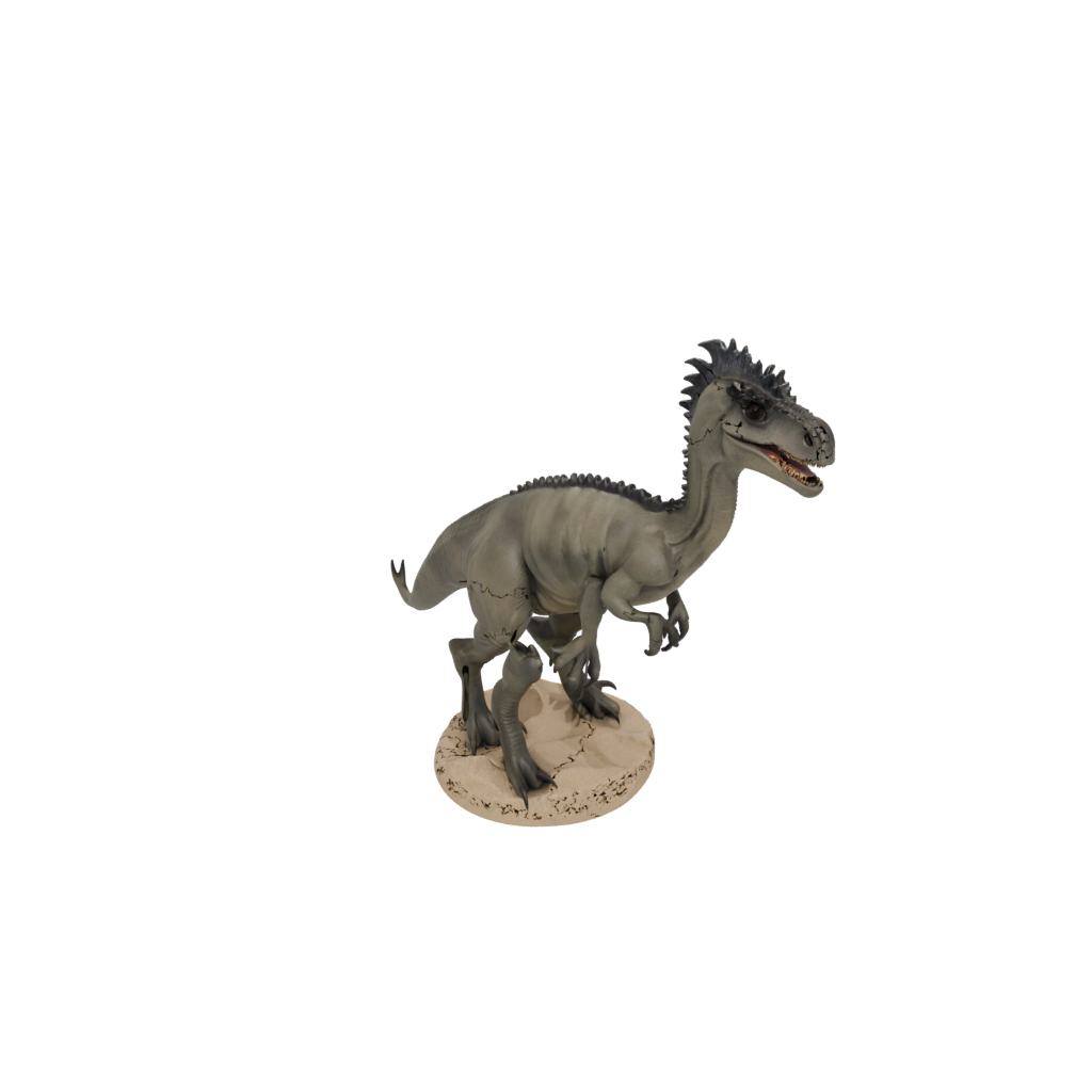 Feathered Pachycephalosaurus — dinosaurs 3D print model, STL
