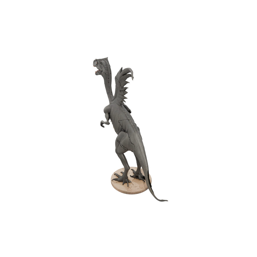 Flexi Deinonychus — dinosaurs 3D print model, STL
