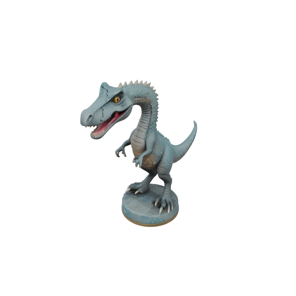 Galaxy Chibi Baryonyx — dinosaurs 3D print model, STL