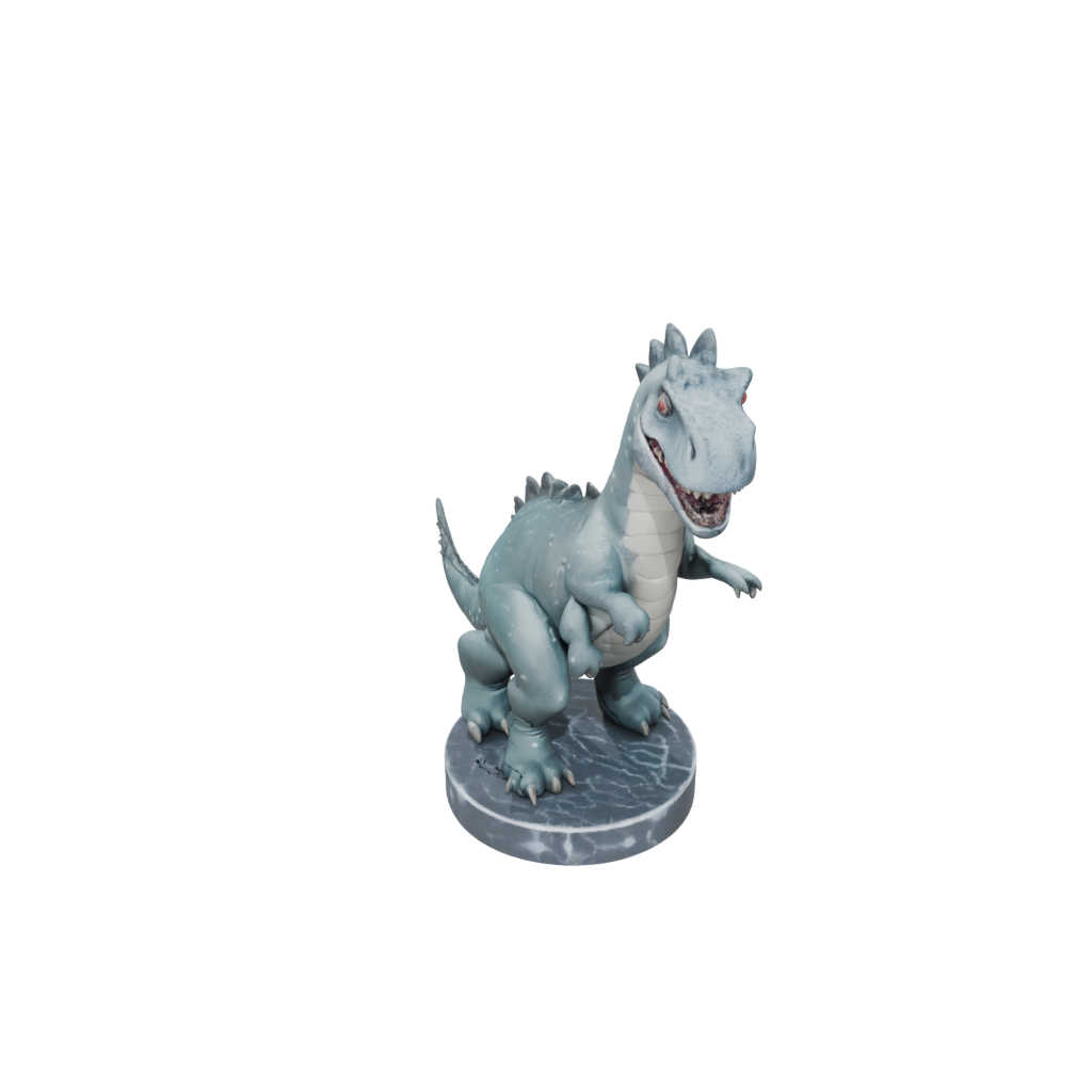 Galaxy Chibi Iguanodon — dinosaurs 3D print model, STL